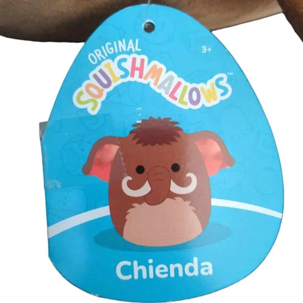 Squishmallow Chienda the Wooly Mammoth Brown Stuffed Animal NEW